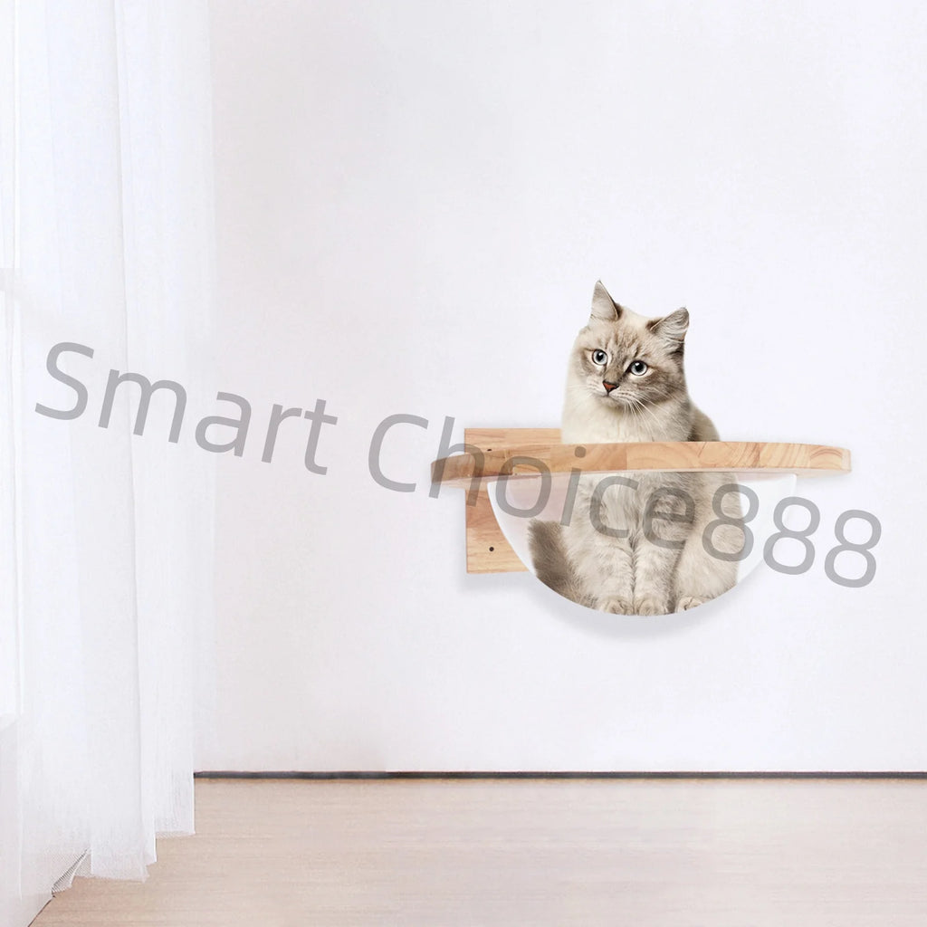 Cat Space Capsule Space Capsule-style Transparent Cover Cat Bed Small Pets Bed Cat Toy Cat Furniture Pet Supplies