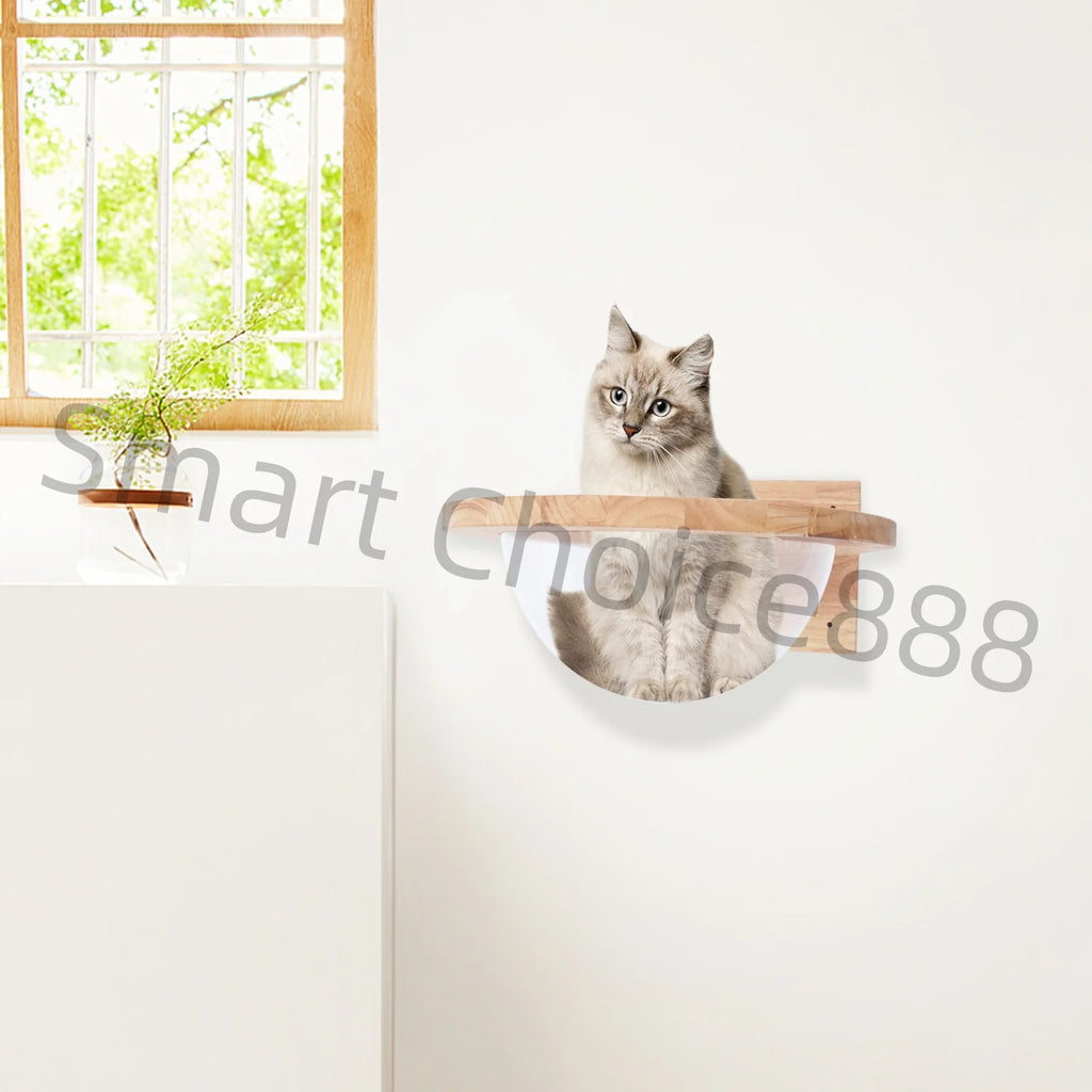 Cat Space Capsule Space Capsule-style Transparent Cover Cat Bed Small Pets Bed Cat Toy Cat Furniture Pet Supplies